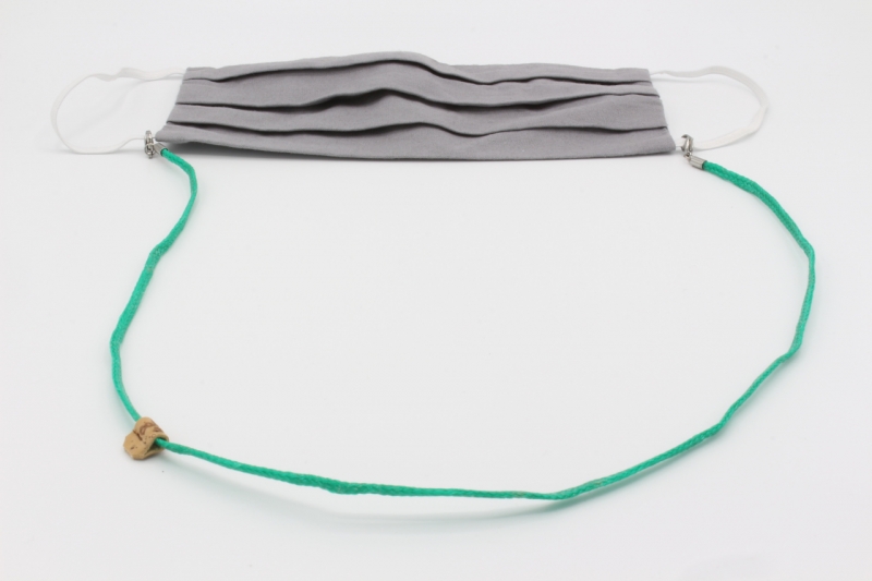 Mundschutz- oder Brillenkette grün